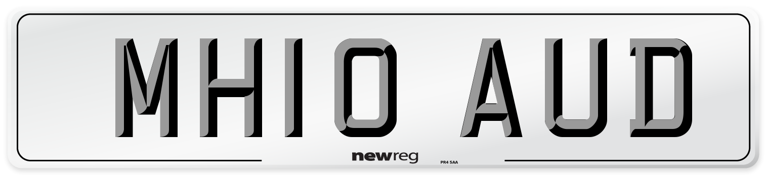 MH10 AUD Number Plate from New Reg